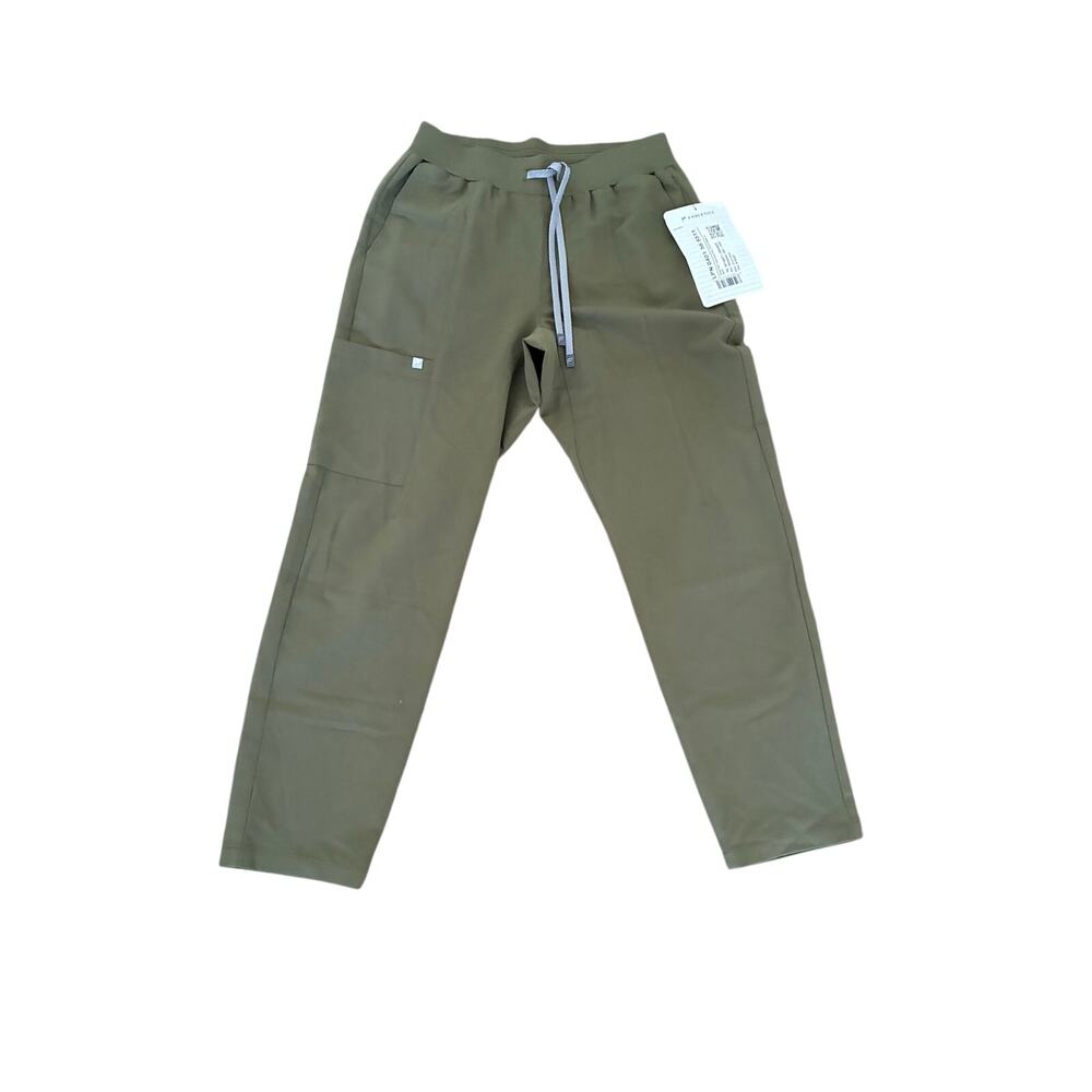 NWT Fabletics Intake Scrub Pants Mens Medium Short Utility Green READ